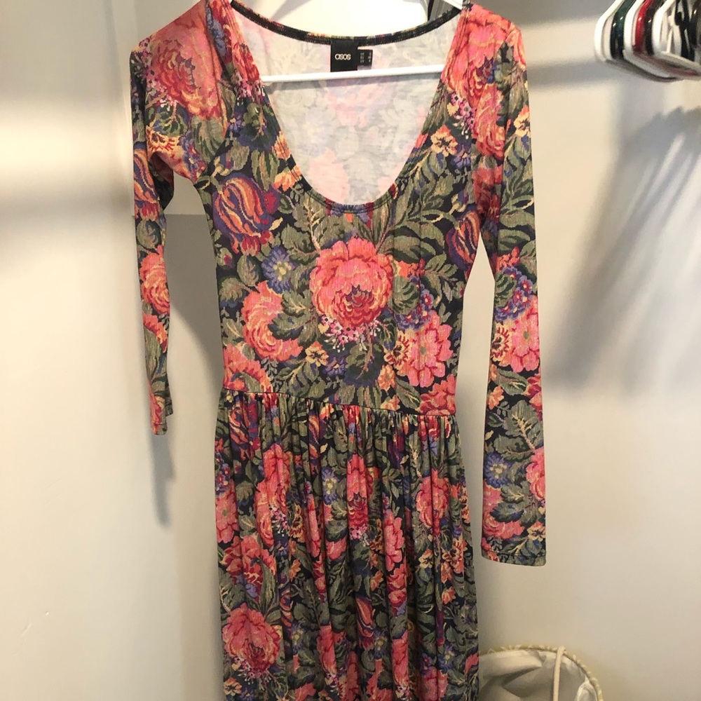 ASOS MIDI FLORAL DRESS
